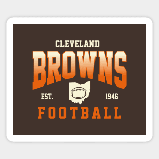 Cleveland Browns Football Sticker